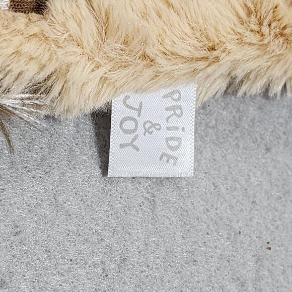 Pride&Joy TIGER LION Raddle Lovey Soother Security Blanket Plush Stuffed Animal - Picture 6 of 6